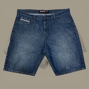 Ecko Unltd. Men's Blue Denim Jean Shorts W38 Y2K Hip Hop Streetwear